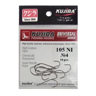 Крючки Kujira Universal серия 105 NI (10шт)