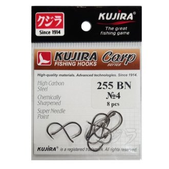 Крючки Kujira серия Carp 255 Bn (10шт)