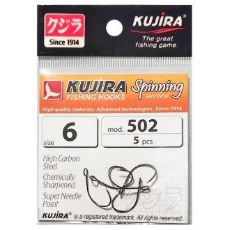 Крючки Kujira Spinning 502 Bn (5шт)