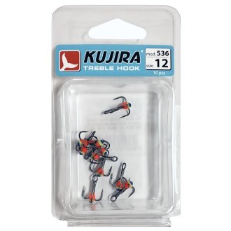 Тройник с каплей Kujira 536 RY-BLU (10шт)