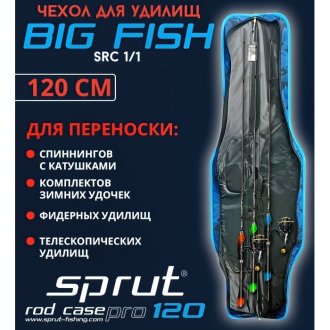 Чехол Sprut Rod Case Pro 120