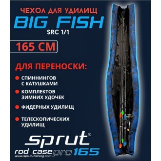 Чехол Sprut Rod Case Pro 165