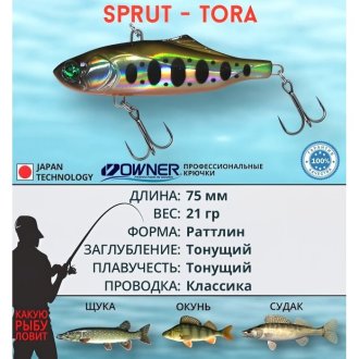 Раттлин Sprut Tora 75S