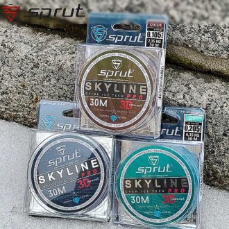 Леска Sprut Skyline 3D IceTech Pro Indigo 30