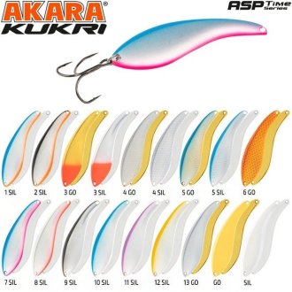 Блесна колебалка Akara Asp Time Kukri 45