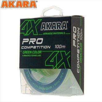Шнур Akara Competition PRO X4 Green 100