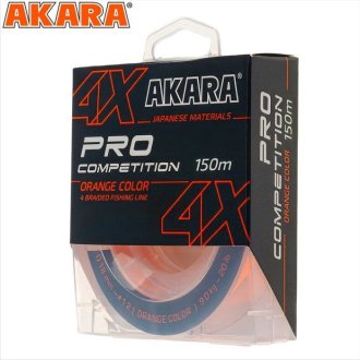 Шнур Akara Competition PRO X4 Orange 150