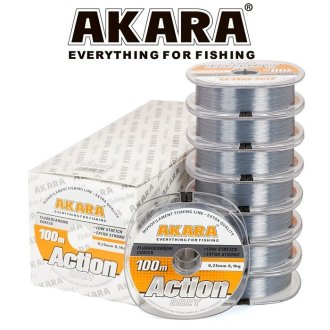 Леска Akara Action Grey 100