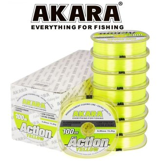 Леска Akara Action Yellow 100