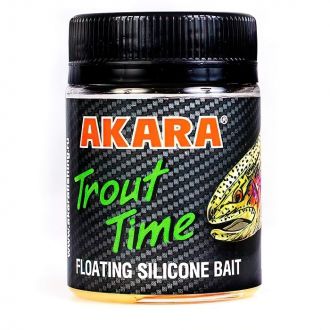 Силиконовая приманка Akara Trout Time WORM 3 Garlic (10шт)