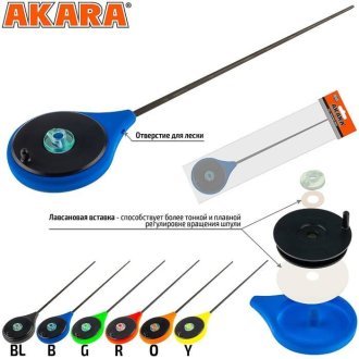 Удочка зимняя Akara Ice Team Sport Blue