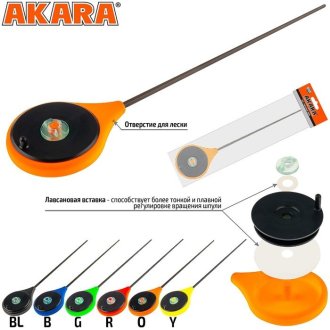 Удочка зимняя Akara Ice Team Sport Orange