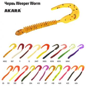 Червь Akara Weeper Worm 80 (4шт)