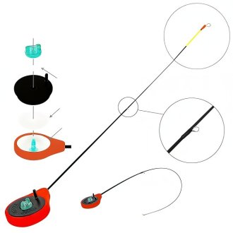 Удочка зимняя Akara Finezza UL Red (0,7-2,8)