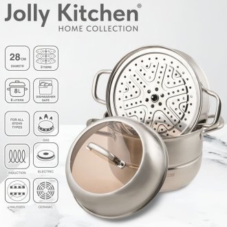 Мантоварка - пароварка Jolly Kitchen