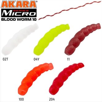 Мотыль искусственный Akara Micro Blood Worm 10 (160шт)