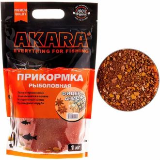 Прикормка Akara Premium Organic 1000 Фидер-Анис