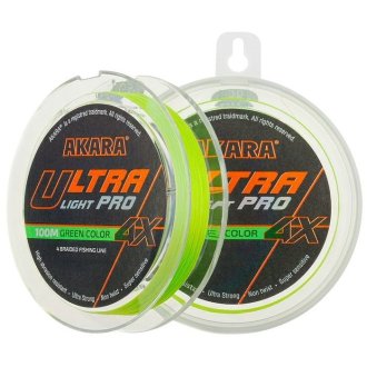 Шнур Akara Ultra Light PRO 4Х Green 100