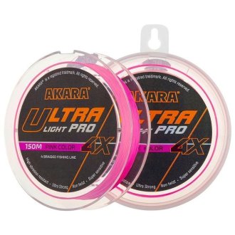 Шнур Akara Ultra Light PRO 4Х Pink 150