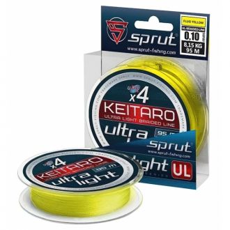 Шнур Sprut Keitaro Ultra Light X-4 Fluo-Yellow 95