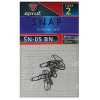 Карабины Sprut SN-05 BN Diamond Snap (8шт)
