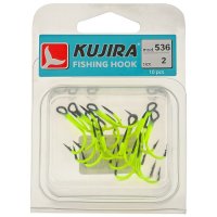 Крючки тройные Kujira серия 536 BNY (10шт)