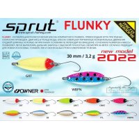 Блесна колебалка Sprut Flunky Micro Spoon 30