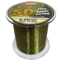 Леска White Fox 5D invisible green 300