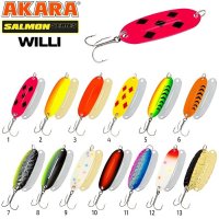Блесна колебалка Akara Salmon Willi 57