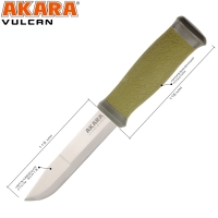 Нож Akara Stainless Steel Vulcan 24