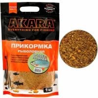 Прикормка Akara Premium Organic 1000 Фидер-Плотва