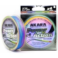 Шнур Akara Power Action X-4 Multicolor 275