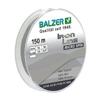 Шнур Balzer Iron Line X-3 Micro Spin Grey 150